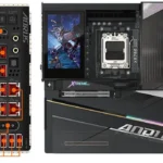 GIGABYTE X870E AORUS XTREME X3D AI TOP AMD AM5 LGA 1718, E-ATX, Supports AMD Ryzen 9000/8000/7000 Series Processors, DDR5, 24+2+2 Total Power Phase, 5x M.2, PCIe 5.0, USB4 Type-C, WIFI7, Dual 10GbE, PCIe EZ-Latch+ Duo
