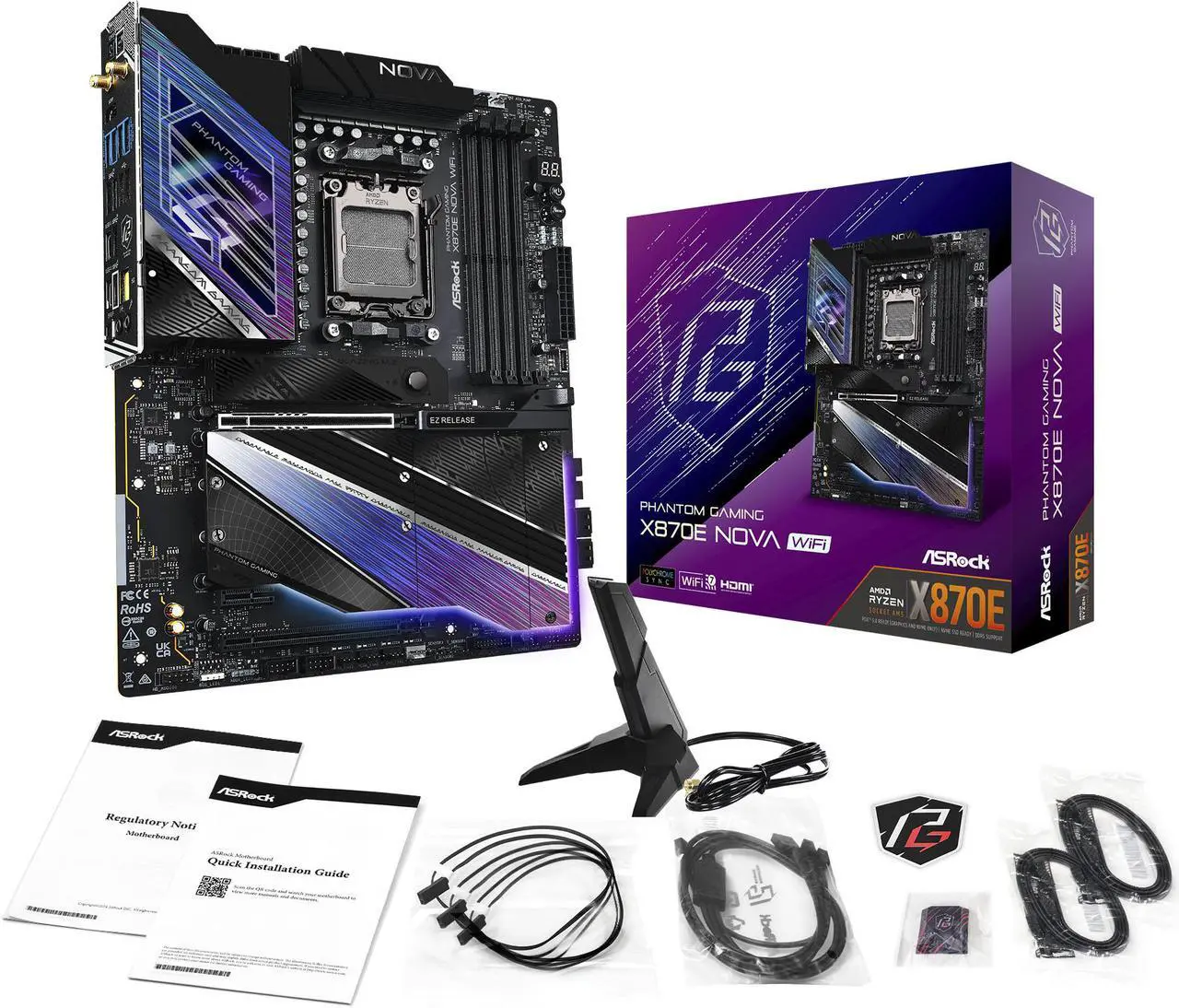 ASRock X870E NOVA WIFI Motherboard - Image 4
