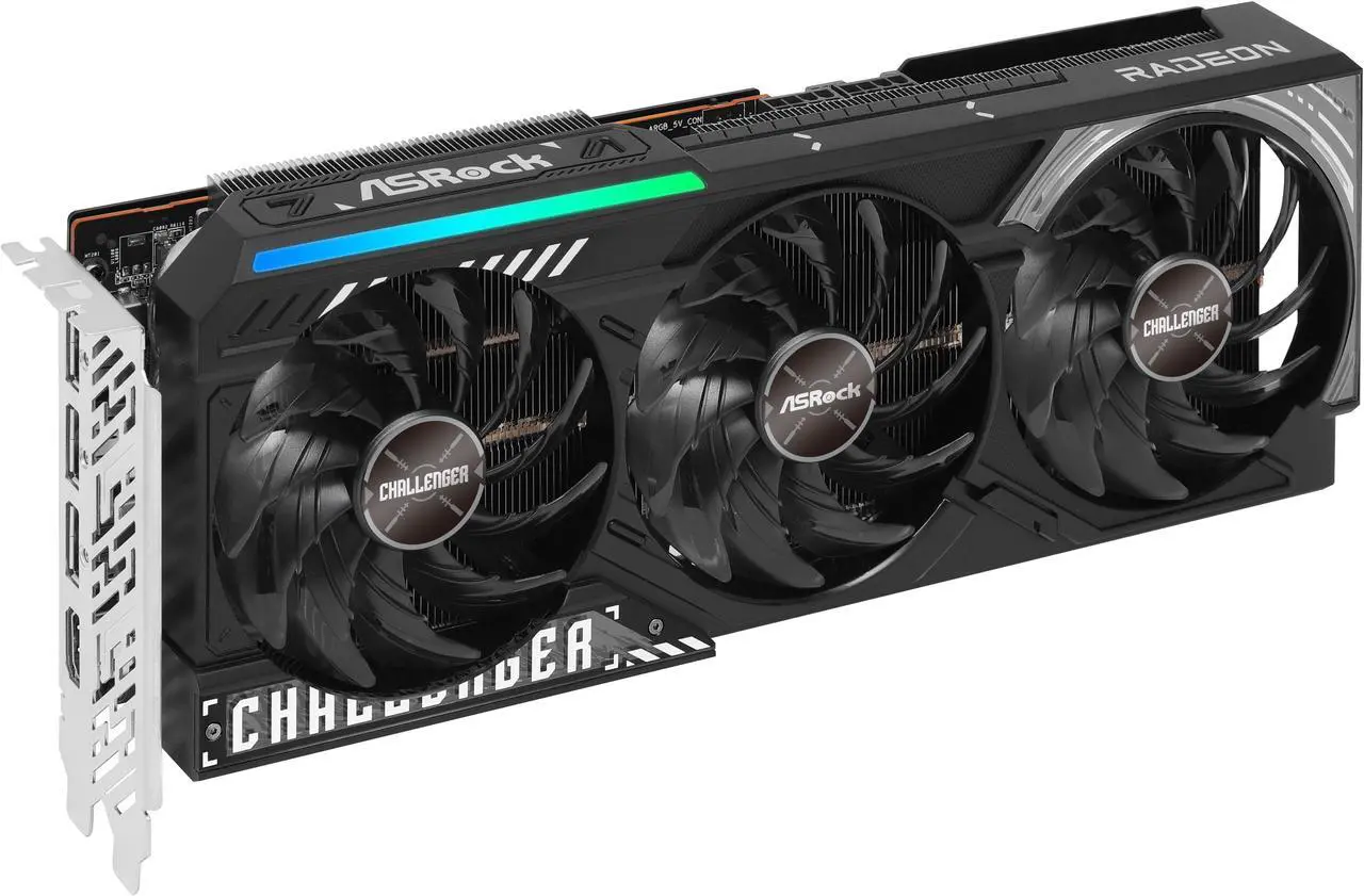 ASRock Challenger Radeon RX 9070 16GB GDDR6 ATX Graphics Card - Image 2