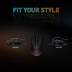 MSI Forge GK100 Combo – Gaming RGB Keyboard & Mouse Set, 19-Key Anti-Ghosting, 6400 DPI Optical Sensor, 6-Mode RGB, up to 6,400 DPI, Black