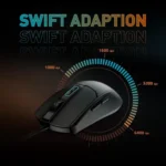 MSI Forge GK100 Combo – Gaming RGB Keyboard & Mouse Set, 19-Key Anti-Ghosting, 6400 DPI Optical Sensor, 6-Mode RGB, up to 6,400 DPI, Black