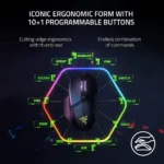 Razer Basilisk V3 Pro Customizable Wireless Gaming Mouse with Razer HyperScroll Tilt Wheel