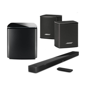 Bose Home Theater System Smart Ultra Dolby Atmos Soundbar, Bass Module 700 2X Wireless Surround Speaker, Black