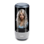 Fipka AI HoloBox ChatGPT-Powered Desktop Holographic Companion, Interactive Holographic Display, ChatGPT Conversation, Personalised Video Uploads, Portable Design| Voice-Controlled Virtual Assistant