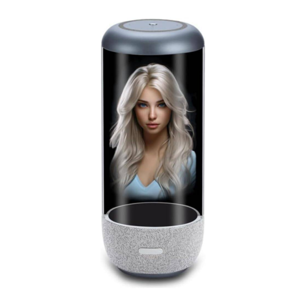 Fipka AI HoloBox ChatGPT-Powered Desktop Holographic Companion, Interactive Holographic Display, ChatGPT Conversation, Personalised Video Uploads, Portable Design| Voice-Controlled Virtual Assistant