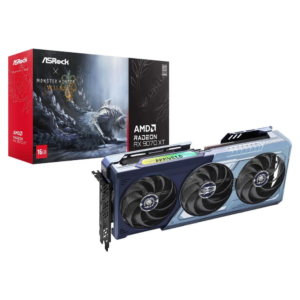 ASRock Monster Hunter Wilds Radeon RX 9070 XT 16GB GDDR6 PCI Express 5.0 x16 Graphics Card