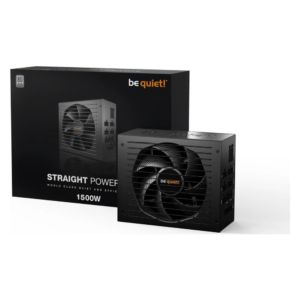 be quiet! Straight Power 12 1500W ATX 3.0 Power Supply | 80+ Platinum Efficiency | PCIe 5.0 | Fully Modular | Japanese 105°C Capacitors | BN518