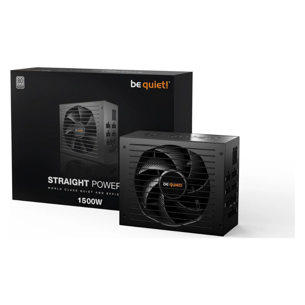 be quiet! Straight Power 12 1500W ATX 3.0 Power Supply | 80+ Platinum Efficiency | PCIe 5.0 | Fully Modular | Japanese 105°C Capacitors | BN518
