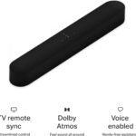 Sonos Beam Gen 2 – Black – Soundbar with Dolby Atmos
