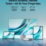 ACEMAGIC Mini Pc Windows 11 Pro, AMD Ryzen 4300U Processor up to 3.7 GHz Mini Computers, 16GB DDR4 256GB SSD, 4K Triple Display WiFi5 BT4.2 VESA Micro Small Pc for Business and Home, Mini Desktop