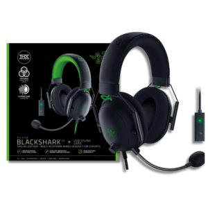 Razer Black Shark V2 Gaming Headset THX Spatial Audio w USB Sound Card [Wassiljo] - Amman, Jordan