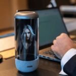 Fipka AI HoloBox ChatGPT-Powered Desktop Holographic Companion, Interactive Holographic Display, ChatGPT Conversation, Personalised Video Uploads, Portable Design| Voice-Controlled Virtual Assistant