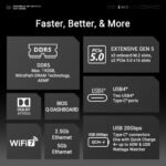 ASUS ROG Crosshair X870E Hero AMD X870E AM5 ATX Motherboard, Advanced AI PC Ready, 18+2+2 Power Stages, DDR5, PCIe® 5.0, 5X M.2, Wi-Fi 7, USB4®, AI Overclocking, Core Flex, PCIe Slot Q-Release Slim Gaming MotherBoard