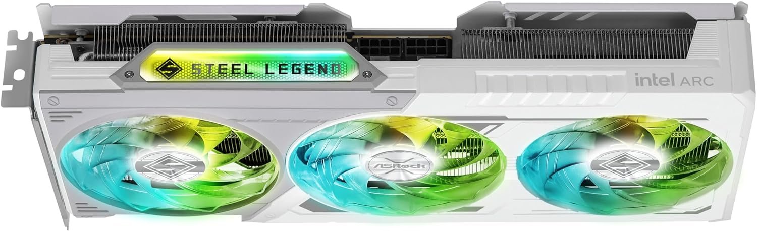 ASRock Intel Arc B580 Steel Legend 12GB OC Graphics Card - Image 2