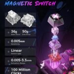 GravaStar Mercury V75 Pro 75% Hall Effect Magnetic Switch Gaming Keyboard