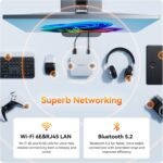 GEEKOM A6 Mini PC with AMD Ryzen 7 6800H, 16GB DDR5 RAM (Upgradable, Not LPDDR), 1TB PCIe 4.0 NVMe SSD, Compact Aluminium Design Windows 11 Pro Desktop Computer with USB4/8K/Wi-Fi 6E/BT 5.2/SD Slot