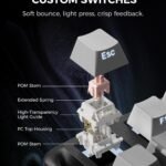 GravaStar Mercury K1 75% Wireless Mechanical Gaming Keyboard