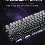 GravaStar Mercury K1 75% Wireless Mechanical Gaming Keyboard
