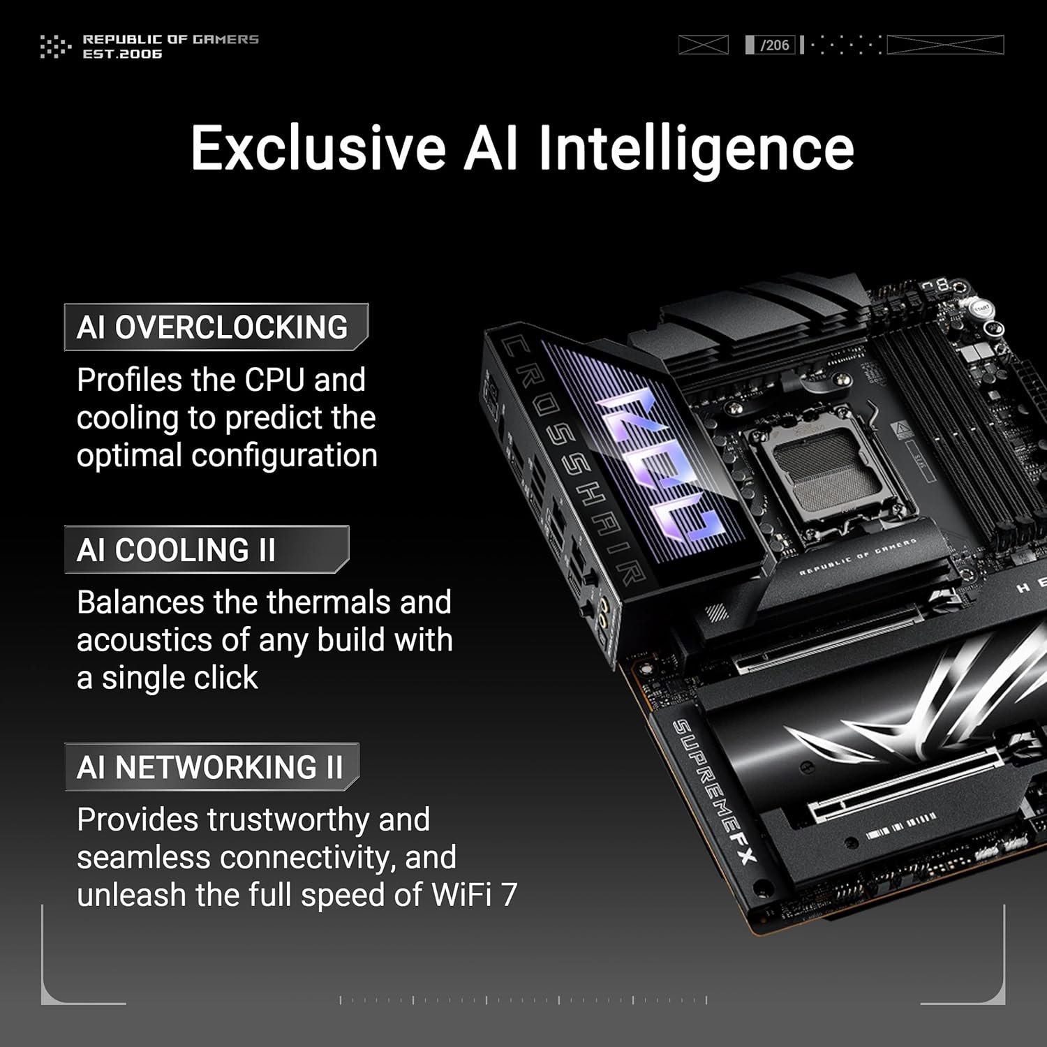 ASUS ROG Crosshair X870E Hero AMD X870E Motherboard - Image 3