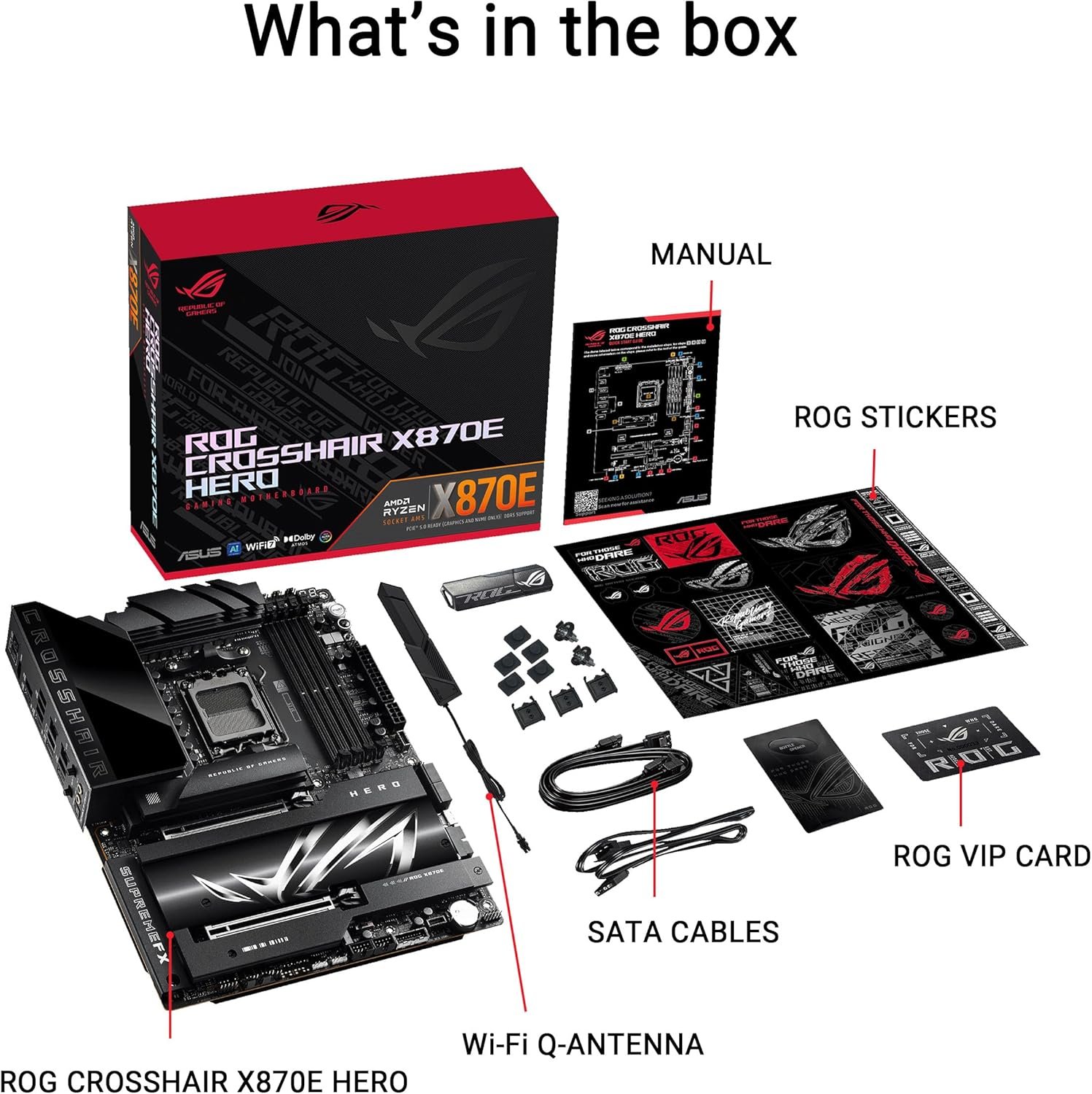 ASUS ROG Crosshair X870E Hero AMD X870E Motherboard - Image 6