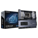 GIGABYTE W790 AI TOP Intel Xeon W Processor Motherboard (LGA4677), E-ATX, DDR5, 6x M.2, PCIe 5.0, Thunderbolt 4, WIFI7, 10GbE LAN, EZ-Latch