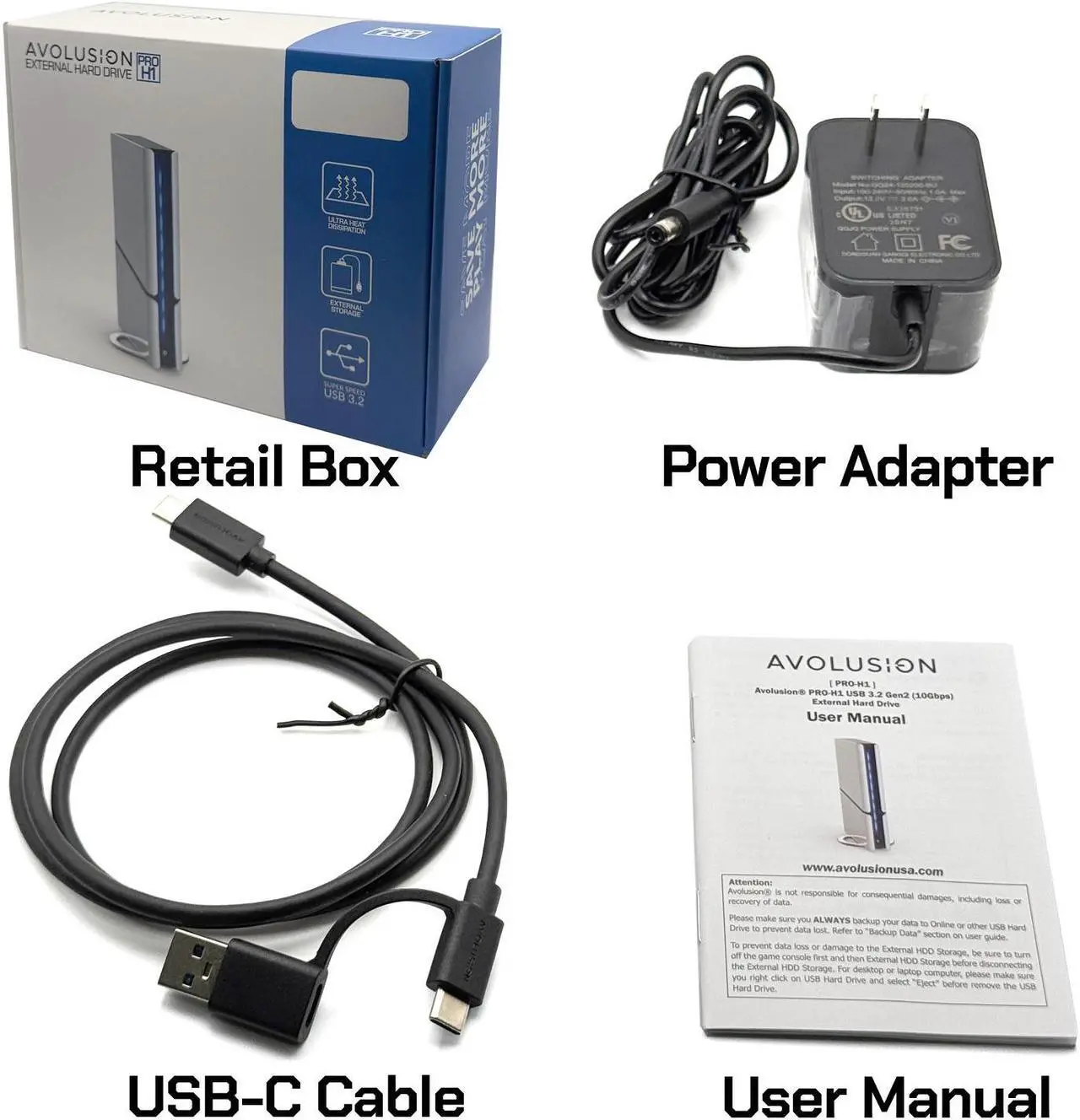 Avolusion PRO-H1 12TB 7200RP External Hard Drive - Image 4