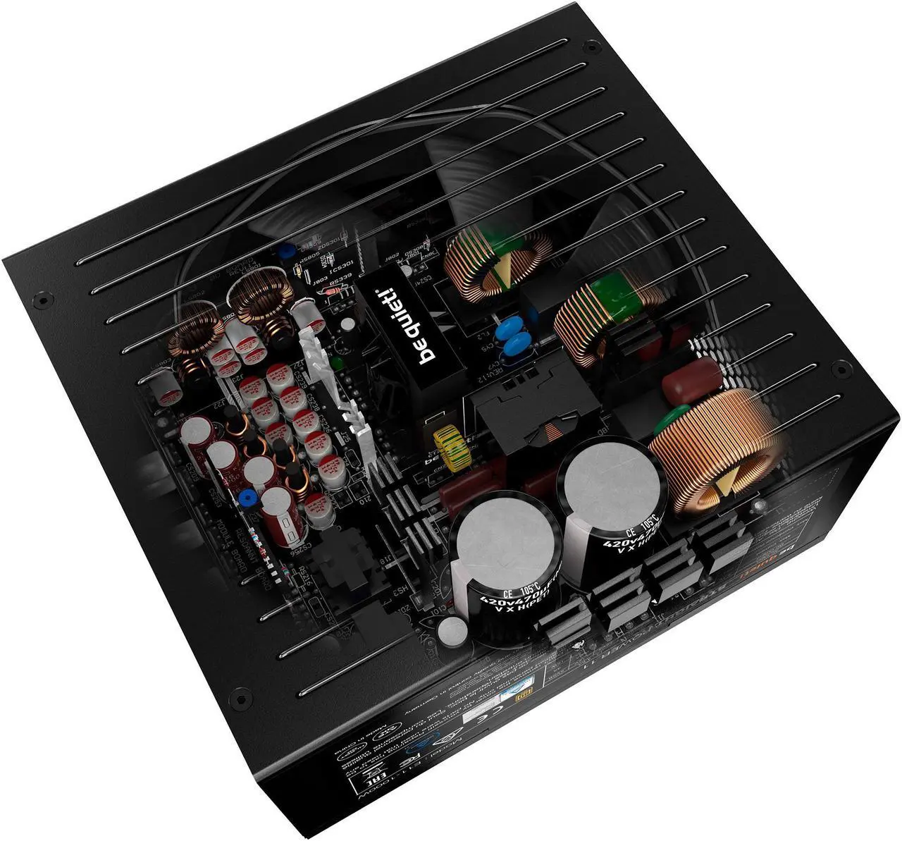 be quiet! Straight Power 12 1500W ATX 3.0 | 80+ Platinum Efficiency | Fully Modular | Japanese Capacitors Power Supply - Image 4