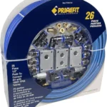 PCKIT26 Air Piping System, 26-Piece Air Push to Connect Kit with 1/2-Inch (OD) / 3/8″ (ID) x 100-Feet TPEE Tubing