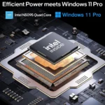 BiTECOOL 15.6-inch Windows 11 Laptop, 16GB RAM, 512GB SSD, FHD IPS Display Laptop Computer, Intel N5095 Quad Core, 2.4/5G WiFi, BT4.2 Backlit and Fingerprint, Lightweight and Portable