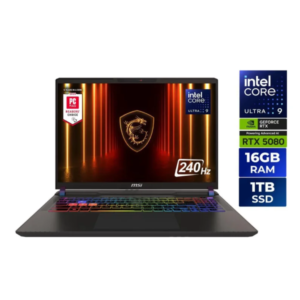 MSI Vector - LCD 16" QHD+ GeForce RTX 5080 Laptop GPU - Intel Core Ultra 9 275HX - 16GB Memory - 1 TB SSD - Windows 11 Home - Gaming Laptop - 240 Hz [Wassiljo] - Amman, Jordan