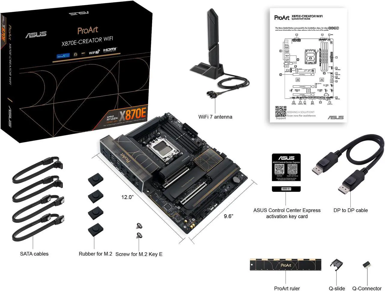 ASUS ProArt X870E-CREATOR WIFI Motherboard 4 ASUS ProArt X870E-CREATOR WIFI - صورة 4