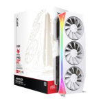 XFX Mercury AMD Radeon RX 9070XT OC Gaming White Edition with RGB 16GB GDDR6, HDMI 3xDP