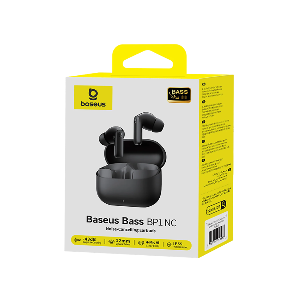 Baseus Bass BP1 NC Hybrid Active Noise Cancelling Wireless Earbuds