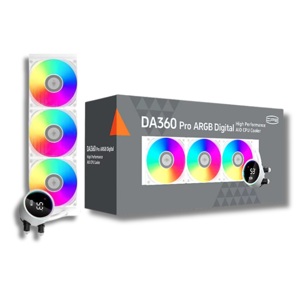 PCCOOLER CPS DA360 Pro ARGB Digital AIO Rotatable Digital Display