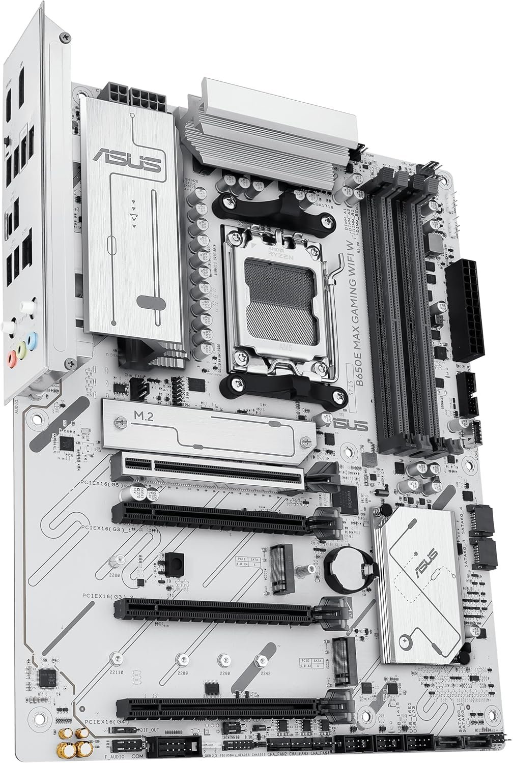 ASUS B650E MAX Gaming WiFi W Motherboard 3 ASUS B650E MAX Gaming WiFi W Motherboard - صورة 3