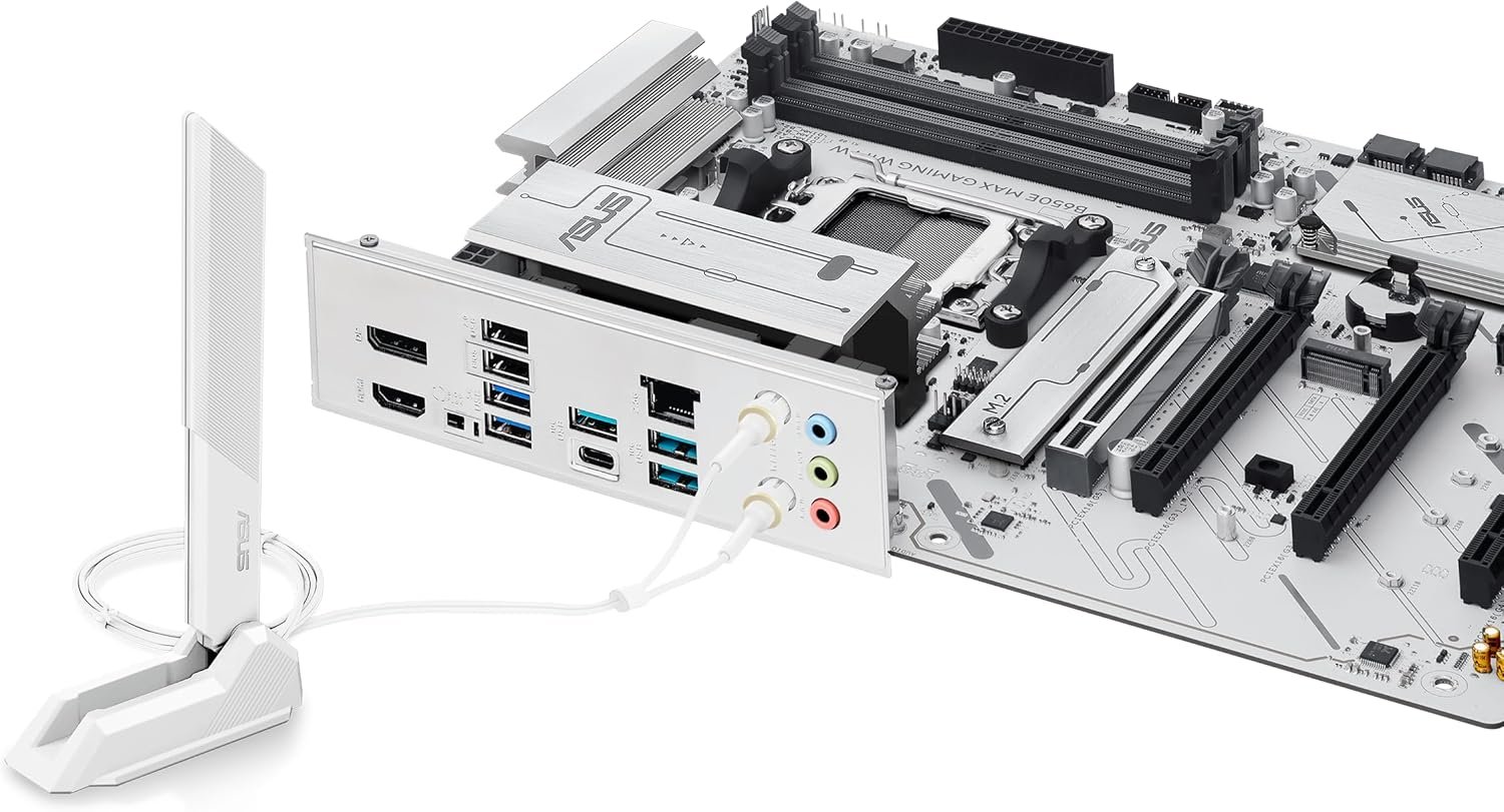 ASUS B650E MAX Gaming WiFi W Motherboard 5 ASUS B650E MAX Gaming WiFi W Motherboard - صورة 5
