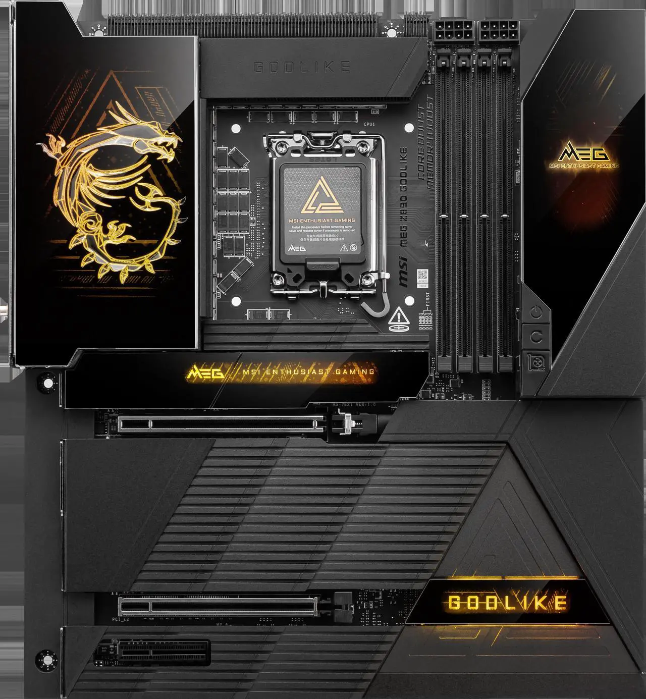 MSI MEG Z890 GODLIKE Extended ATX Motherboard 2 MSI MEG Z890 GODLIKE Extended ATX - صورة 2