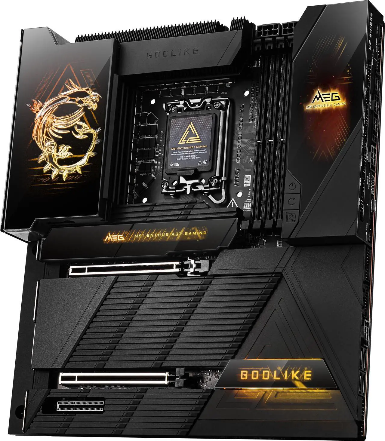 MSI MEG Z890 GODLIKE Extended ATX Motherboard 3 MSI MEG Z890 GODLIKE Extended ATX - صورة 3