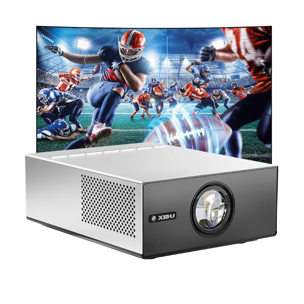 XIDU Silver Portable Home Theater Projector with Metal Housing Wassiljo - Jordan Amman