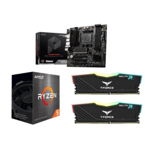 Motherboard CPU Memory Combo - MSI PRO B550M-VC WIFI Bundle with AMD Ryzen 5 5500 and Team Group [Wassiljo] - Amman, Jordan