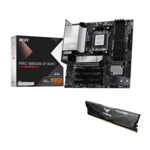 MSI PRO B850M-P WiFi DDR5 Bundle (Ryzen 9000 Ready, 16GB RAM Kit) [Wassiljo] - Amman, Jordan