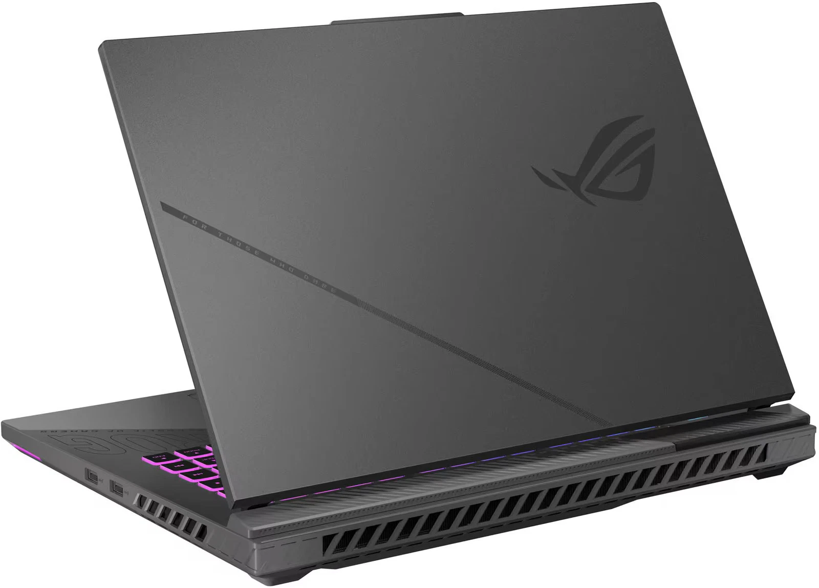 ASUS - ROG Strix G16" FHD 165Hz Gaming Laptop - AMD Ryzen 9 HX - 16GB RAM - NVIDIA GeForce RTX 5070 Ti - 1TB SSD - Eclipse Gray - Image 3