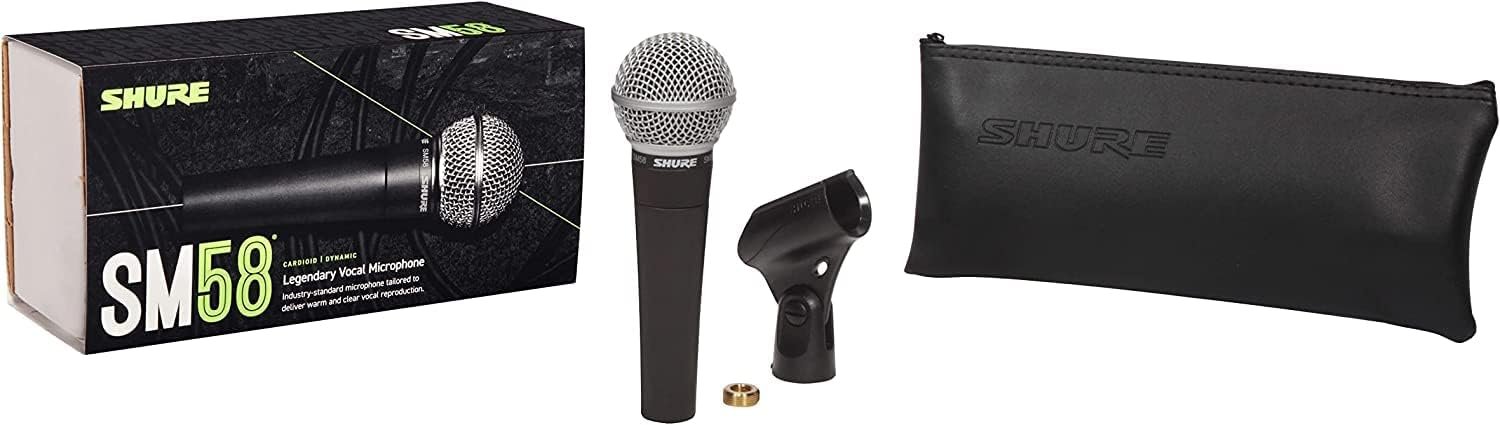 Shure SM58 Cardioid Dynamic Vocal Microphone 2 Shure SM58 Cardioid Dynamic Vocal Microphone 2