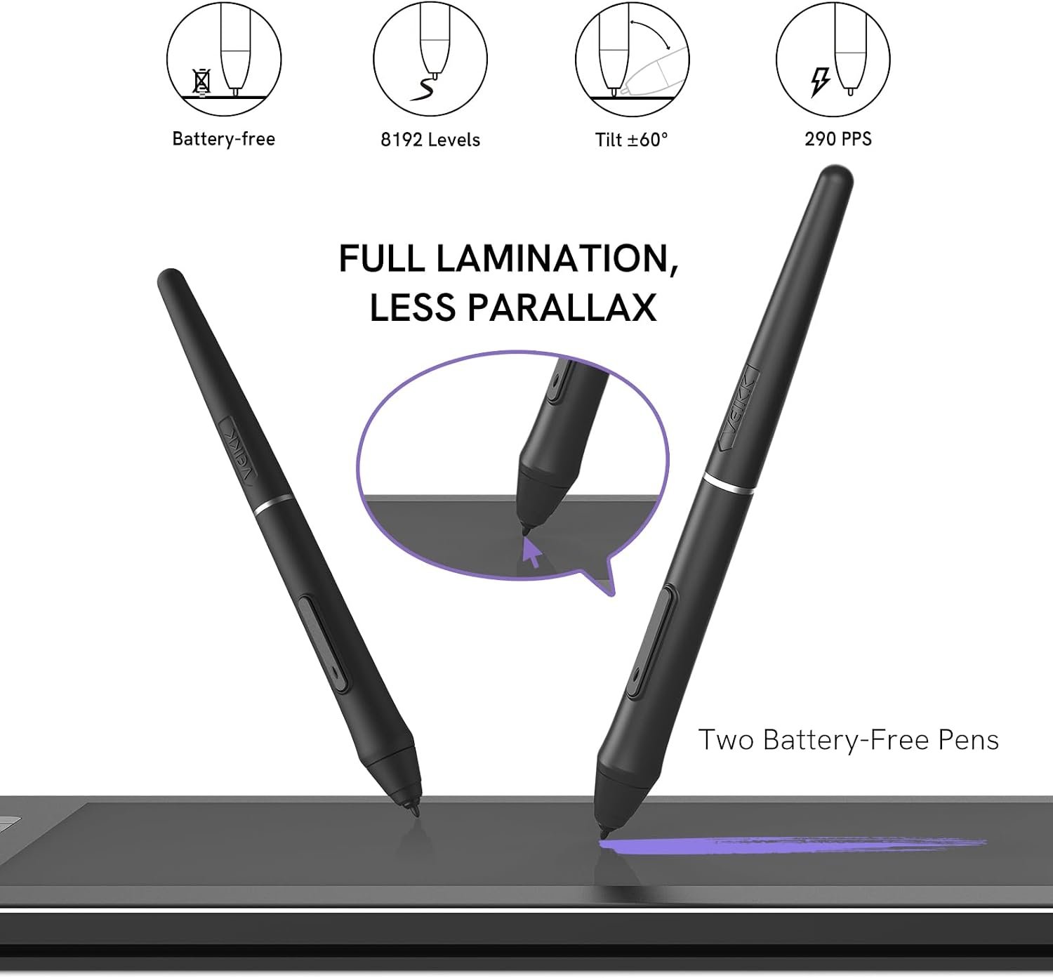 VEIKK VK1200 V3 11.6" Drawing Tablet with Screen 5 VEIKK VK1200 V3 11.6" Drawing Tablet with Screen 5
