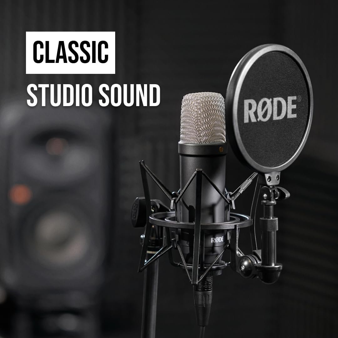 RØDE NT1 Signature Series Studio Condenser Microphone – Black 4 RØDE NT1 Signature Series Studio Condenser Microphone – Black 4