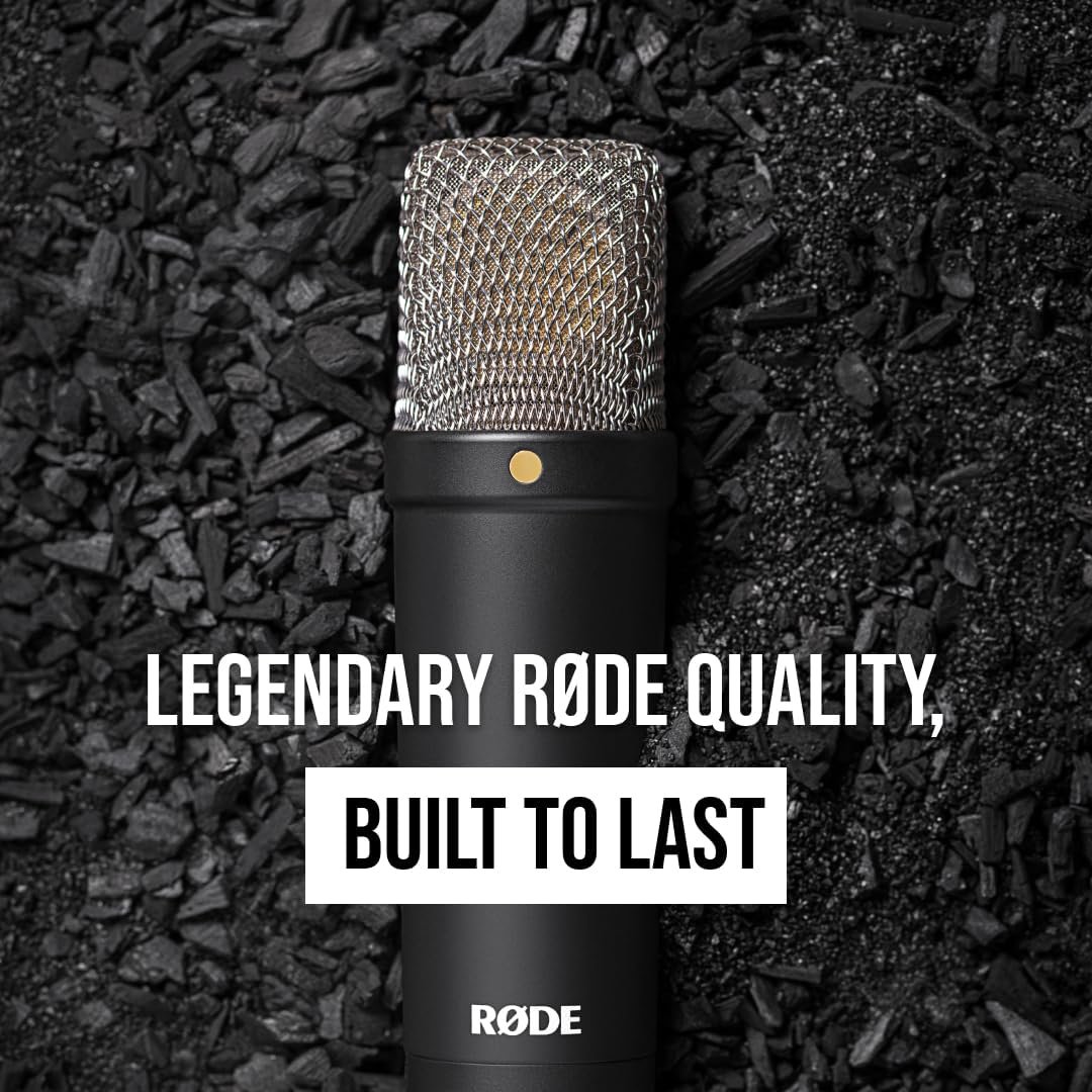 RØDE NT1 Signature Series Studio Condenser Microphone – Black 5 RØDE NT1 Signature Series Studio Condenser Microphone – Black 5