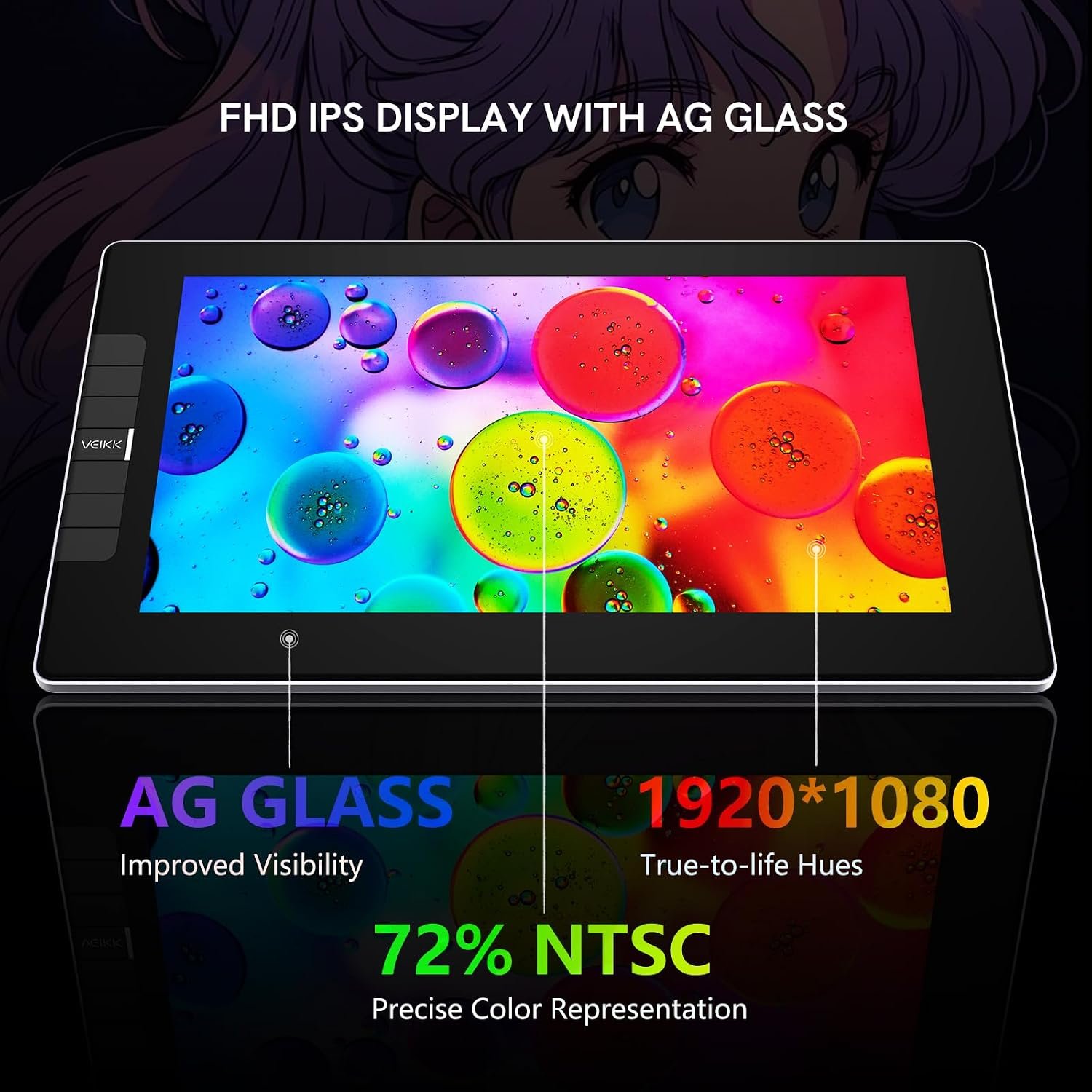 VEIKK VK1200 V3 11.6" Drawing Tablet with Screen 3 VEIKK VK1200 V3 11.6" Drawing Tablet with Screen 3