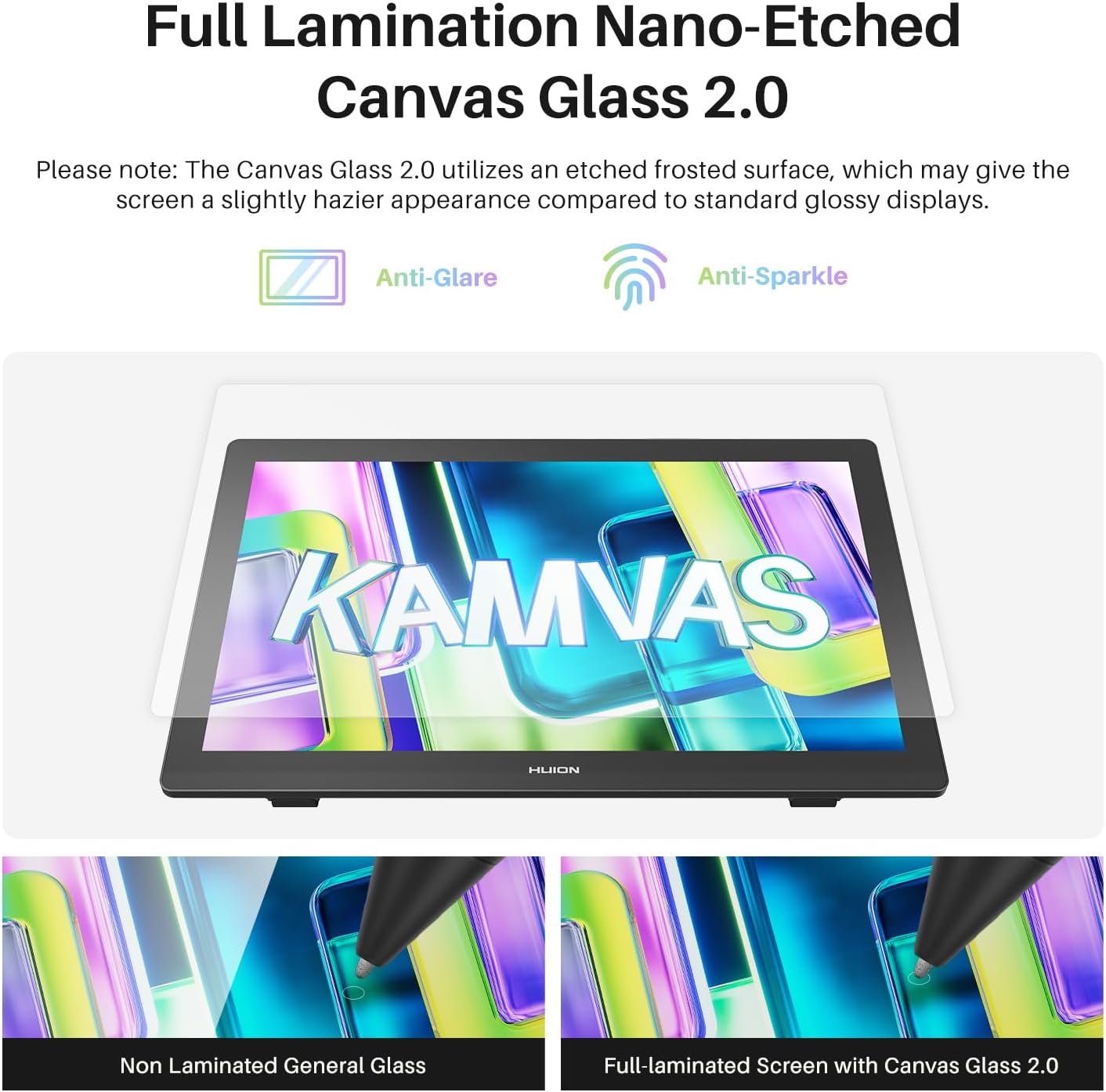 HUION Kamvas 22 (Gen 3) 21.5" Drawing Tablet with Screen 5 HUION Kamvas 22 (Gen 3) 21.5" Drawing Tablet with Screen 5