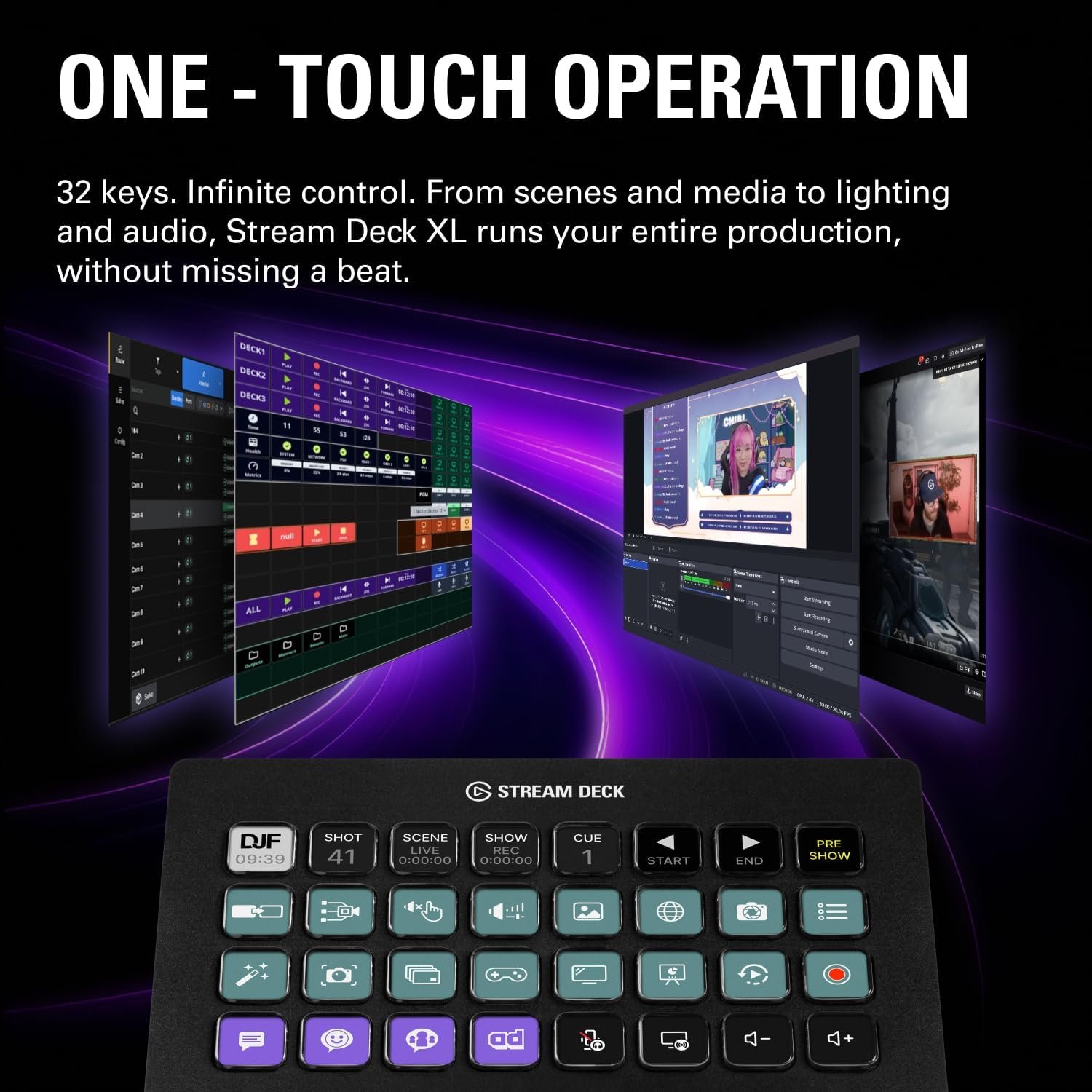 Elgato Stream Deck XL – 32 Customizable LCD Keys (10GAT9901) 4 Elgato Stream Deck XL – 32 Customizable LCD Keys (10GAT9901) 4