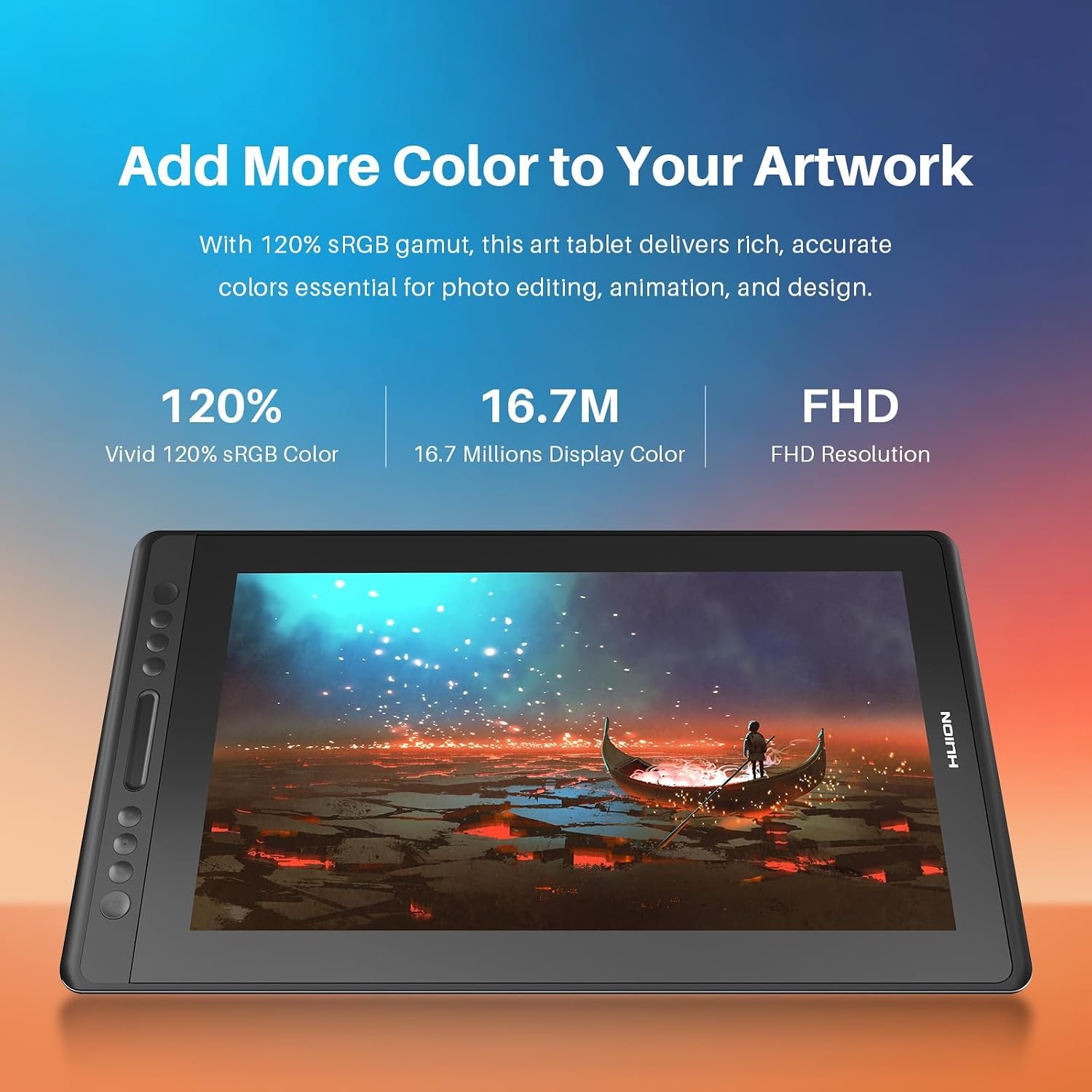 HUION Kamvas Pro 16 15.6" Drawing Tablet with Screen 3 HUION Kamvas Pro 16 15.6" Drawing Tablet with Screen 3